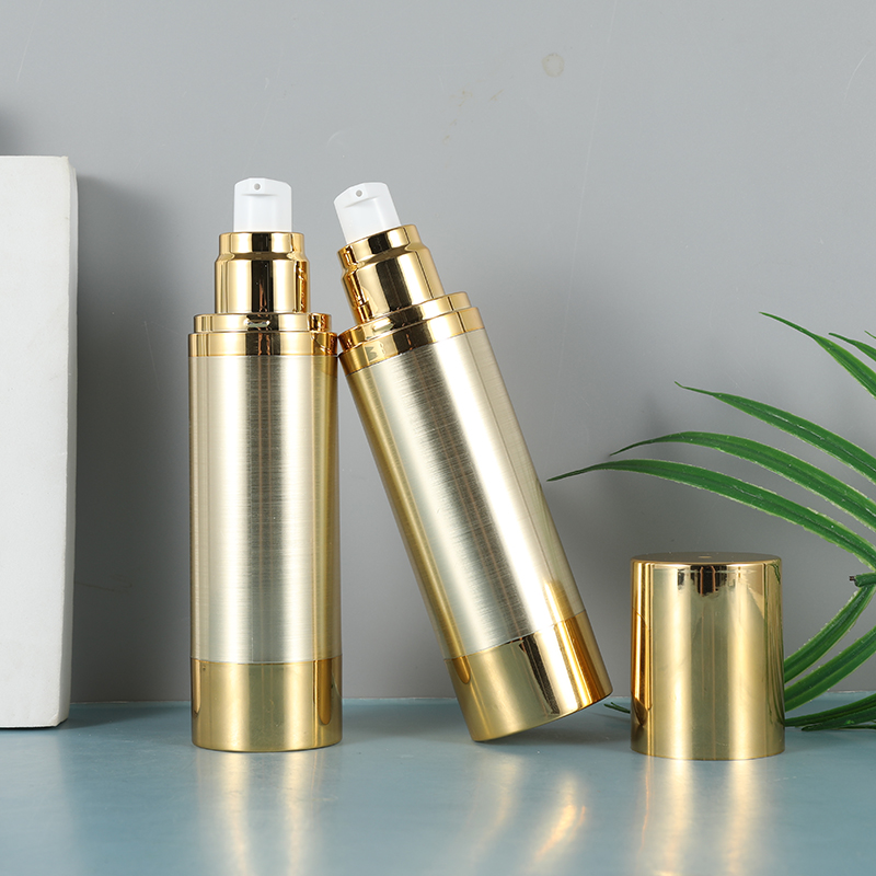 gold airless bottle