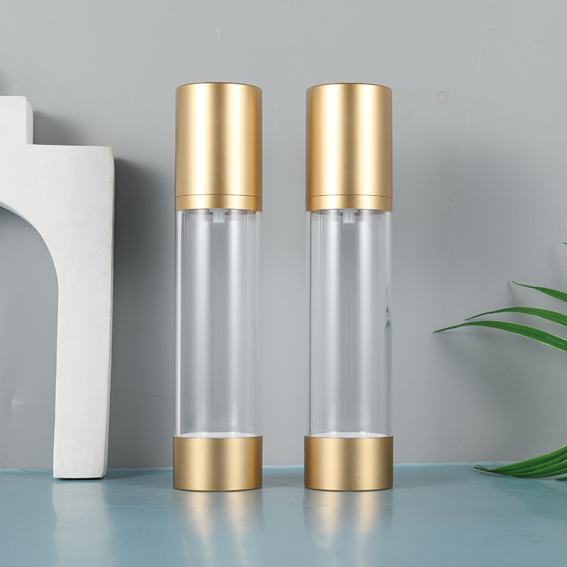 gold airless pump bottle wholesale