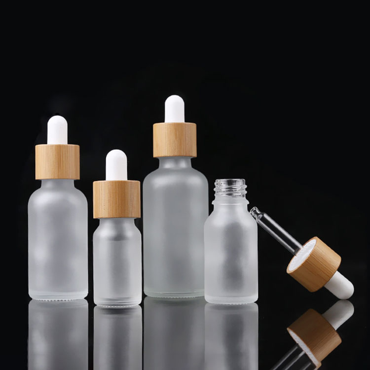 10ml 20ml 30ml 50ml bamboo dropper bottle