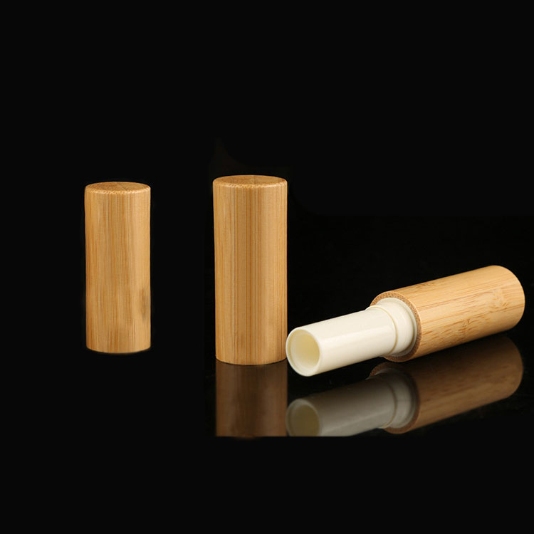 Custom Luxury Unique Zero Waste Compostable Recyclable Refillable Bamboo Cosmetic Tube