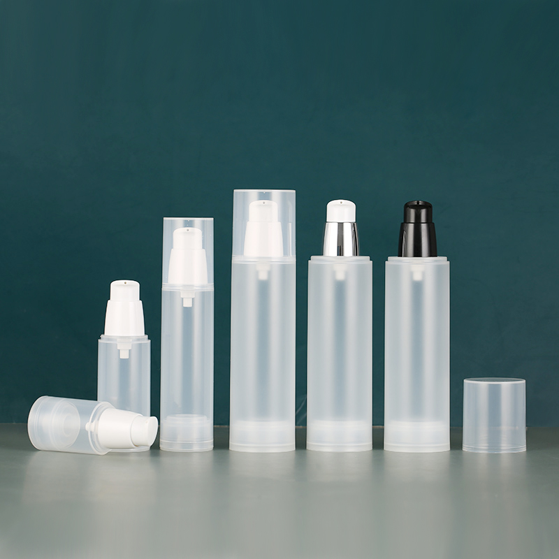 airless bottle white