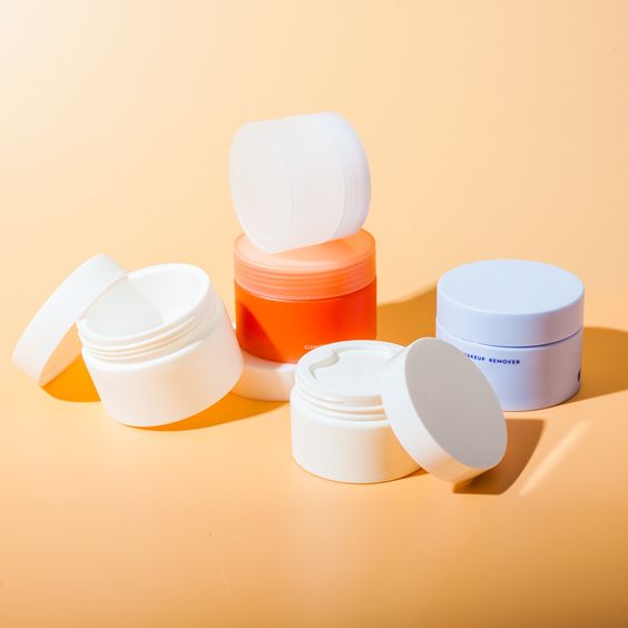 cosmetic cream jars