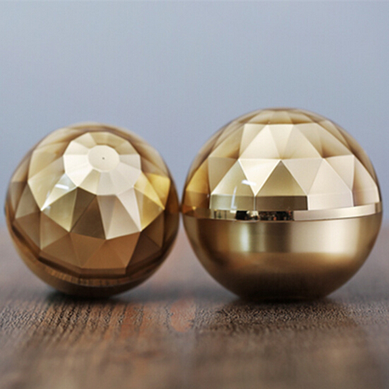 cosmetic packaging glass jars green