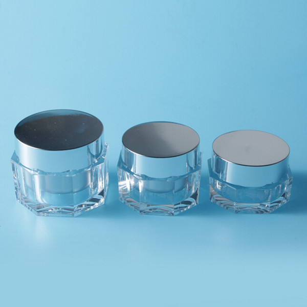 packaging cosmetic plastic jar custom color