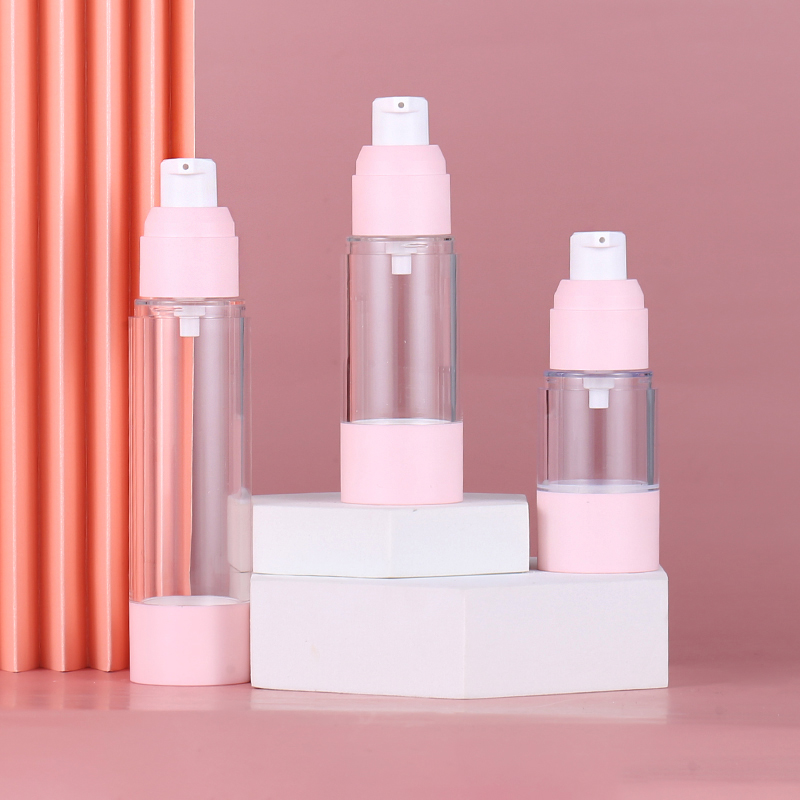 pink 30ml airless bottle