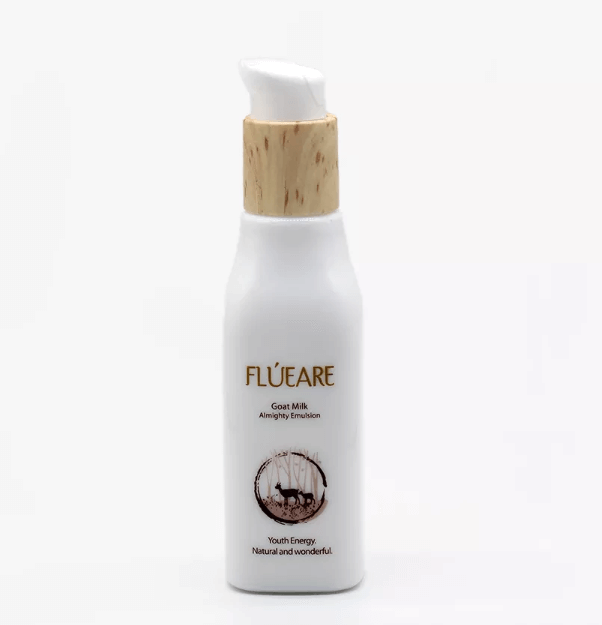 White Plastic Bamboo Wood bottle