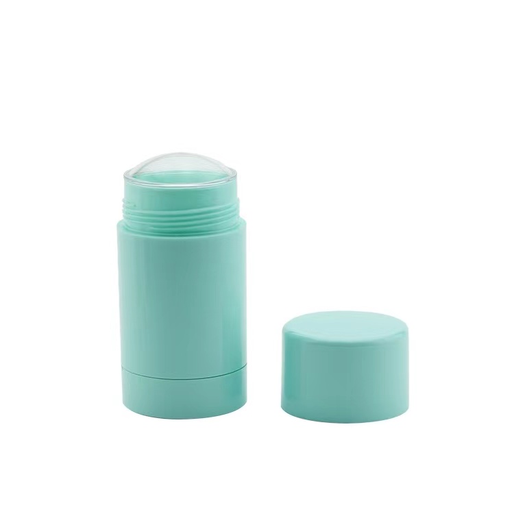 High Quality Empty 50ml Round Green Deodorant Stick Container Skin Care