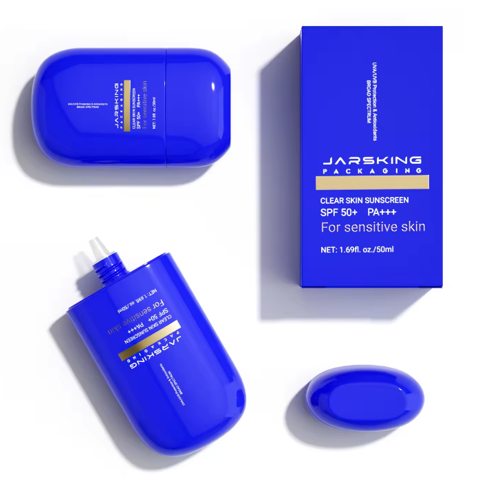 empty sunscreen bottle